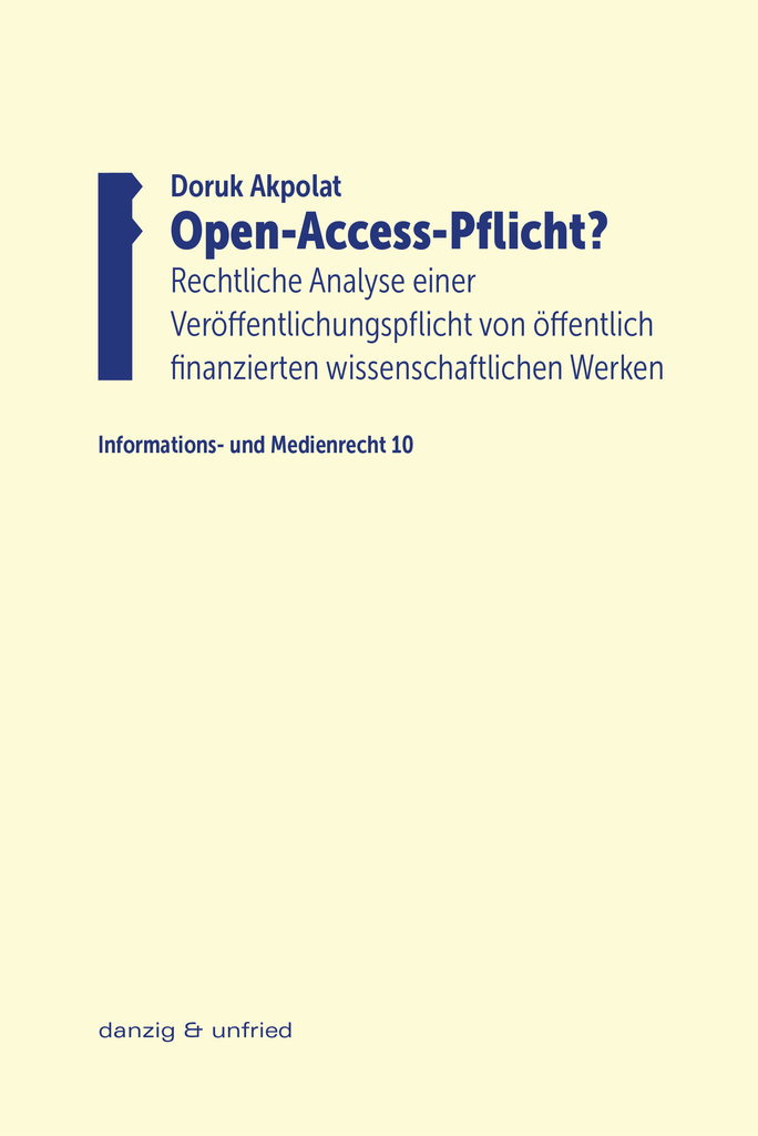 Open-Access-Pflicht?